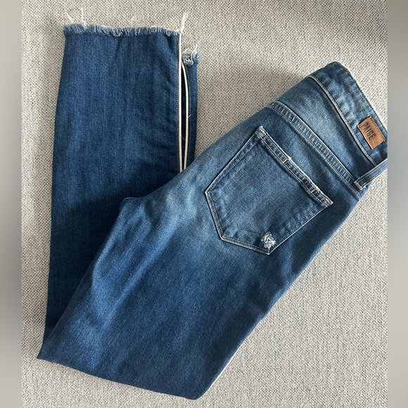 Paige Hoxton Straight Ankle Denim Jeans - Picture 4 of 5